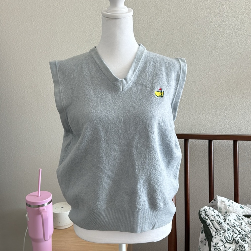 Clubhouse collection 100% merino wool vest
